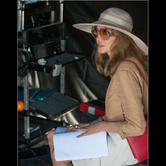 Angelina Jolie sur le tournage de By The Sea.