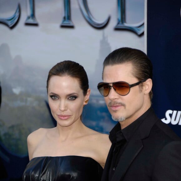 Angelina Jolie et Brad Pitt à Los Angeles, le 29 mai 2014.