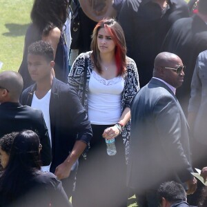 Paris Jackson - Prince Jackson obtient le diplôme de son école "Buckley High School" à Sherman Oaks, le 30 mai 2015