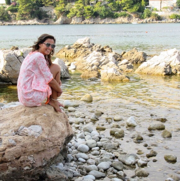 Malika Ménard se détend en Croatie. Juillet 2015.