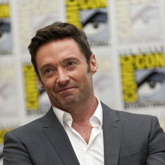 Hugh Jackman en conférence de presse au Comic-Con à San Diego. Le 11 juillet 2015