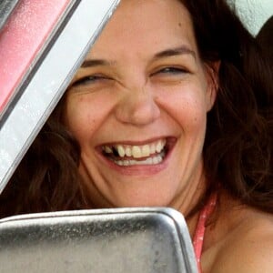 Katie Holmes sur le tournage de "All We Had", à Brooklyn. Le 6 août 2015