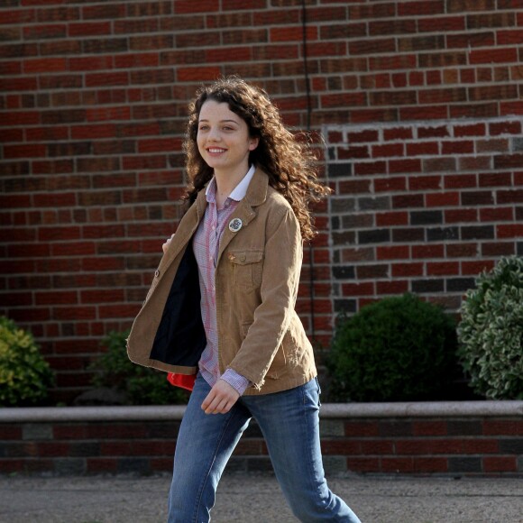 Katie Holmes sur le tournage de "All We Had", à Brooklyn. Le 6 août 2015