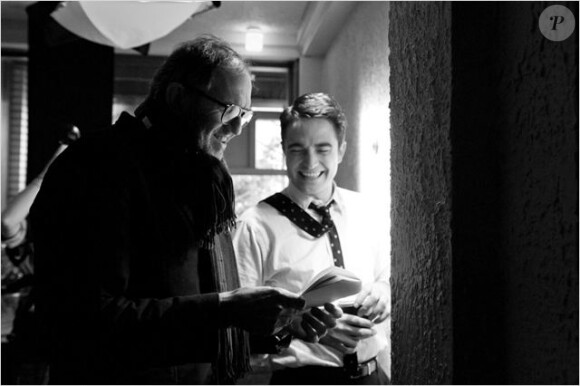 Anton Corbijn et Robert Pattinson dans Life.