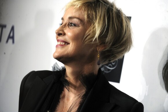 Sharon Stone - People à la soirée de gala pour la fondation Friars à New York le 7 octobre 2014