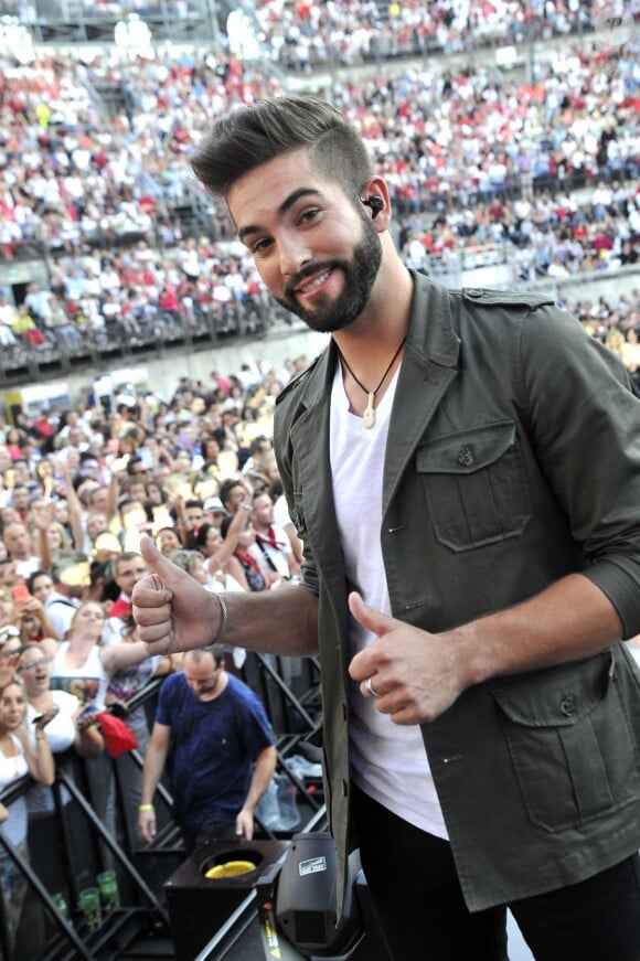 Exclusif - Le chanteur Kendji Girac à Nîmes, le 20 juin 2015.