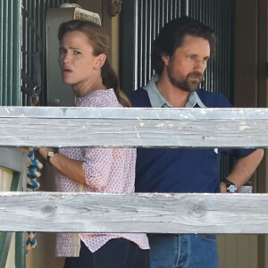 Martin Henderson et Jennifer Garner - Tournage du film "Miracles From Heaven" à Atlanta, le 11 août 2015.