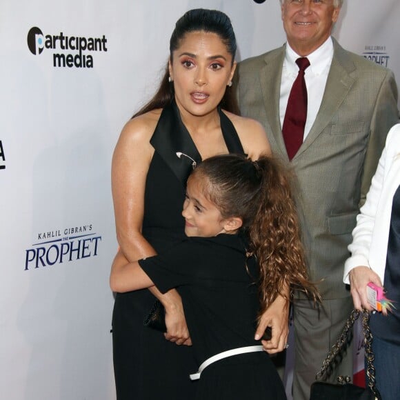 Salma Hayek et sa fille Valentina Paloma Pinault - Première de "Kahlil Gibran's The Prophet" à Los Angeles le 29 juillet 2015