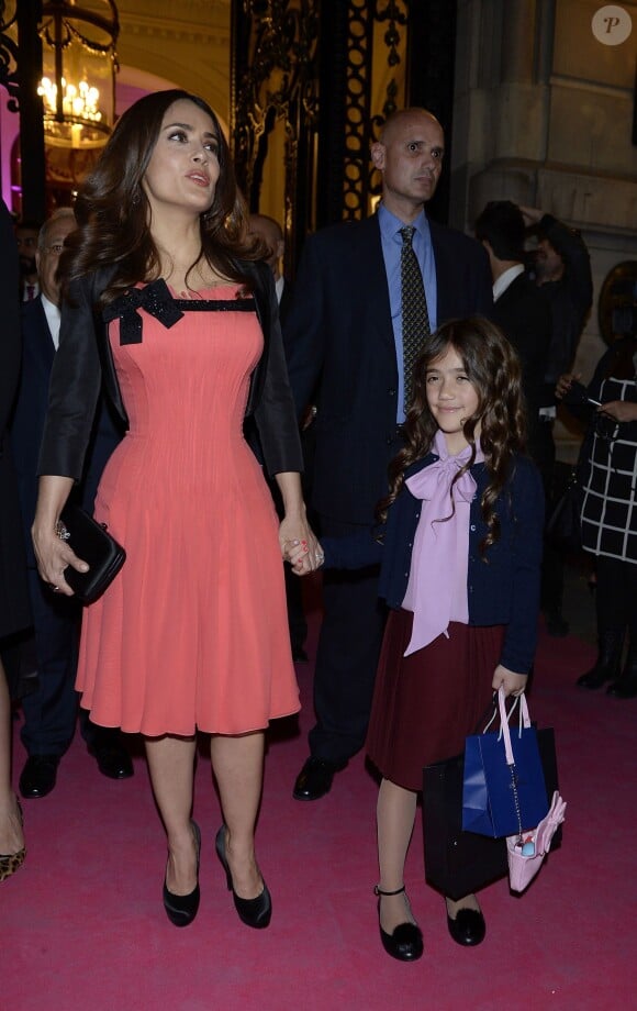 Salma Hayek et sa fille Valentina - Cérémonie des Woman Awards à Madrid, le 20 avril 2015.