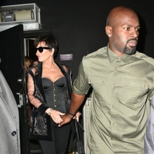 Kris Jenner et son compagnon Corey Gamble - Kylie Jenner fête ses 18 ans avec sa famille et ses amis à West Hollywood, le 9 août 2015. 