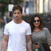 Kelly Brook et son ex-compagnon Danny Cipriani à Londres, le 26 juin 2013