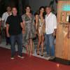 Mike Meldman et sa femme, George Clooney et sa femme Amal Alamuddin Clooney, Cindy Crawford et son mari Rande Gerber - Soirée de lancement de la marque de téquila "Casamigos" à l'hôtel Ushuaïa Ibiza Beach à Ibiza, le 23 août 2015. 