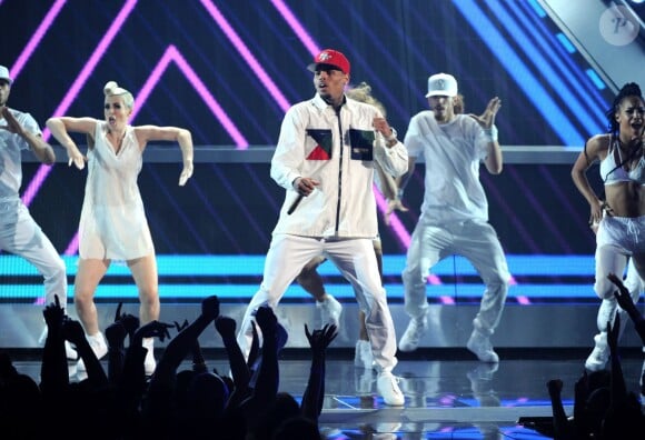 Chris Brown aux BET Awards 2015 à Los Angeles. Le 28 juin 2015.