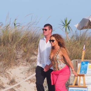 Mariah Carey et son compagnon James Packer en vacances à Formentera en Espagne le 1er juillet 2015.