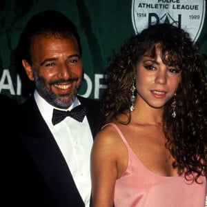 Mariah Carey et Tommy Mottola en 1991