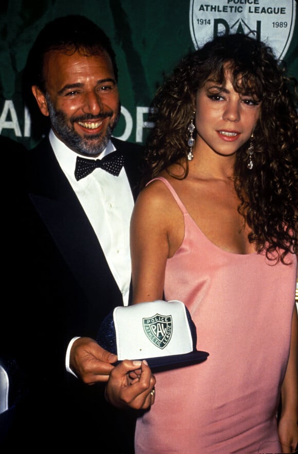 Mariah Carey et Tommy Mottola en 1991
