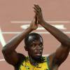 Usain Bolt, médaille d'or du 200m lors des Championnats du Monde à Pékin le 27 août 2015 