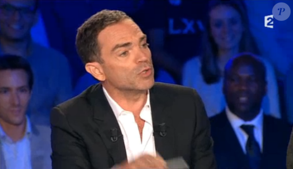 Yann Moix fait sa première comme polémiste dans On n'est pas couché sur France 2, le samedi 29 août 2015.