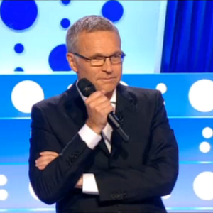 Laurent Ruquier présente On n'est pas couché sur France 2, le samedi 29 août 2015.