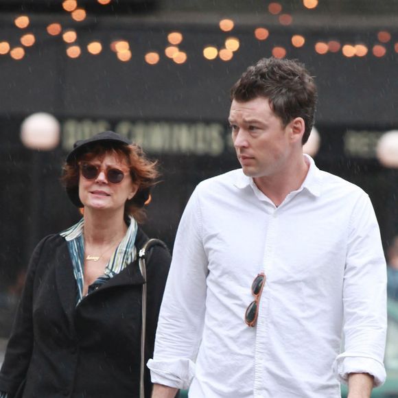 Susan Sarandon et Jonathan Bricklin à New York le 13 septembre 2014