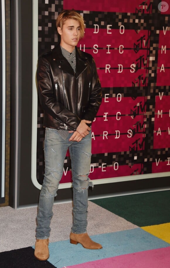 Justin Bieber - Soirée des MTV Video Music Awards à Los Angeles le 30 aout 2015. 