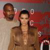 Kim Kardashian enceinte et son mari Kanye West - Soirée des MTV Video Music Awards à Los Angeles le 30 aout 2015.  