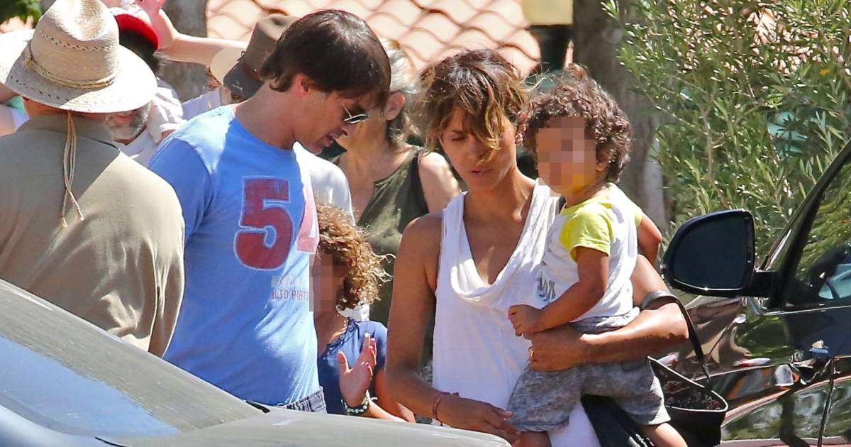 Halle Berry, sa fille Nahla, son époux Olivier Martinez et ...