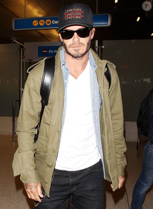 David Beckham à Los Angeles, le 28 août 2015. 