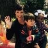 Zoe McLellan maman à plein temps / photo postée sur le compte Twitter de l'actrice américaine.