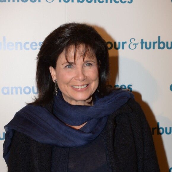 Anne Sinclair lors de la soirée après l'avant-première du film "Amour et Turbulences" au Titty Twister à Paris, le 18 mars 2013