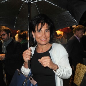 Anne Sinclair lors de l'avant-première du film Le Serment de Tobrouk, à Paris le 5 juin 2012