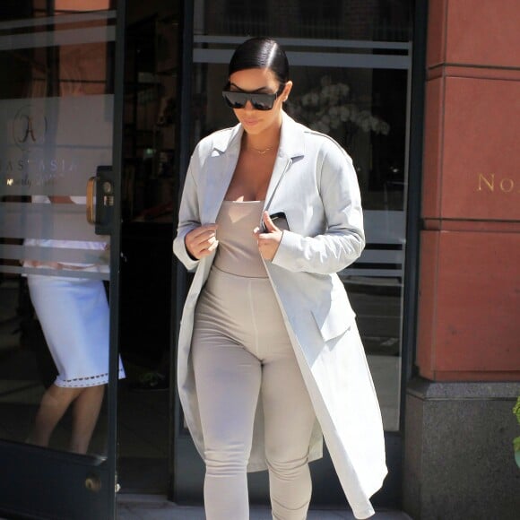 Kim Kardashian à Los Angeles le 28 août 2015.