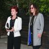 Sharon Osbourne et son mari Ozzy Osbourne - Arrivées au 15ème anniversaire de A-List à Los Angeles le 1er septembre 2015.