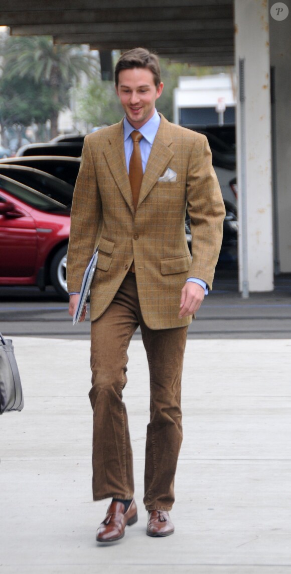 Daniel Giersch arrive au tribunal de Los Angeles, le 22 janvier 2009