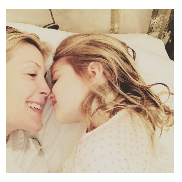 Kelly Rutherford et sa fille Helena / photo postée sur Instagram.