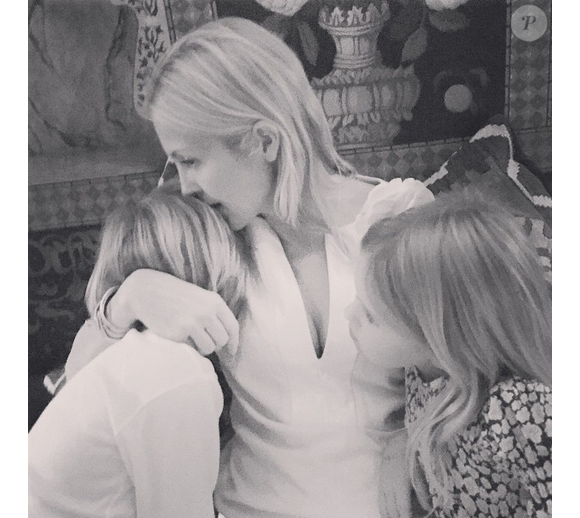 Kelly Rutherford et ses enfants / photo postée sur Instagram.