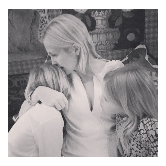 Kelly Rutherford et ses enfants / photo postée sur Instagram.