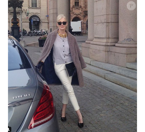 Caroline Lagerfelt accompagne Kelly Rutherford au tribunal / photo postée sur Instagram.