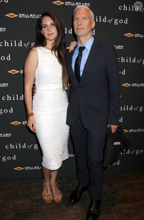 Lana Del Rey, Klaus Biesenbach - Première du film "Child of God" à New York, le 30 juillet 2014.