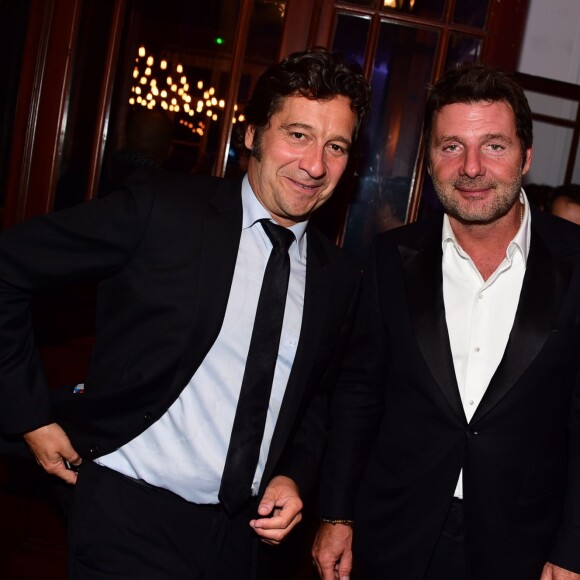 Laurent Gerra et Philippe Lellouche - After-party au Kiehl's Club, dans le cadre du 41e Festival de Deauville, le 4e septembre 2015.