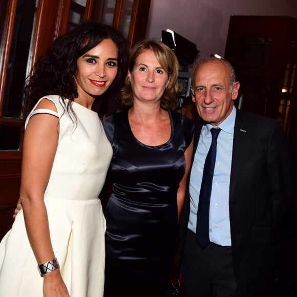 Aida Touihri et Jean-Michel Apathie - After-party au Kiehl's Club, dans le cadre du 41e Festival de Deauville, le 4e septembre 2015.