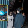Robert Pattinson et sa petite amie FKA twigs arrivent à leur hôtel à New York, le 10 novembre 2014