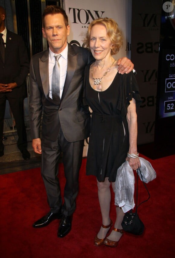 Kevin Bacon et sa femme Kyra Sedgwick - 68ème cérémonie des "Tony Awards" à New York, le 8 juin 2014.