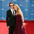 Kevin Bacon, sa femme Kyra Sedgwick - Soirée des Emmy Awards le 29 août 2010