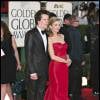Kevin Bacon, sa femme Kyra Sedgwick - 66e cérémonie des Golden Globe Awards le 11 novembre 2009