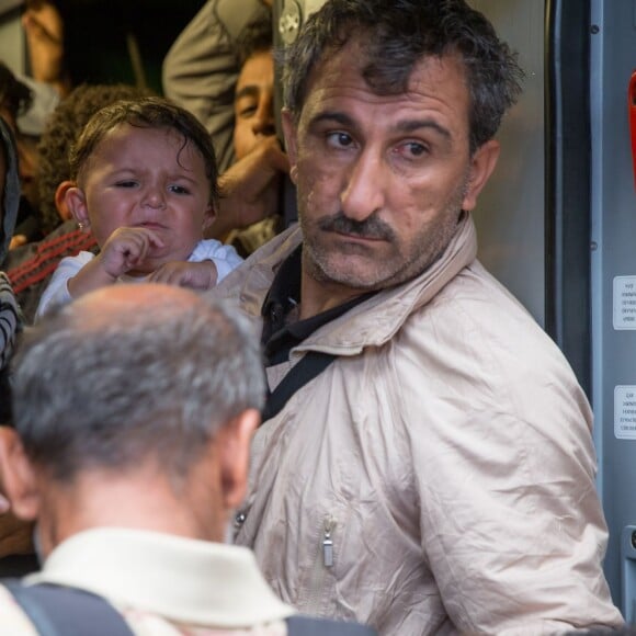 Déferlente de réfugiés en gare de Budapest en direction de l'Allemagne le 3 septembre 2015. 03/09/2015 - Budapest