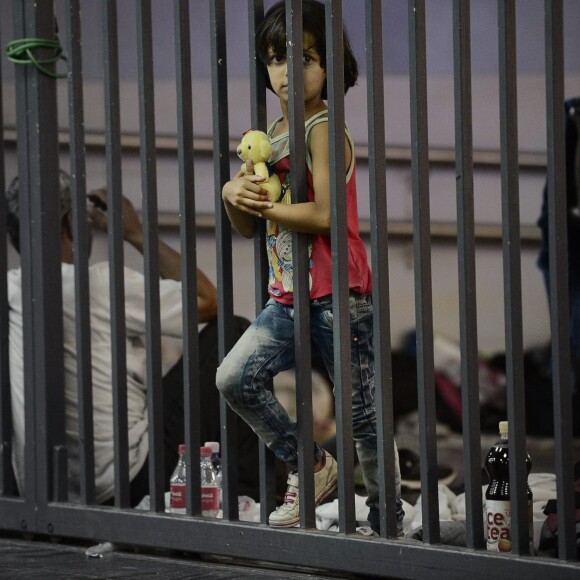 Les réfugiés campent dehors, devant la gare de Budapest le 1re septembre 2015.