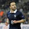 Mathieu Valbuena - L'équipe de France de football au Stade Vélodrome à Marseille pour le match amical France-Suède le 18 novembre 2014.