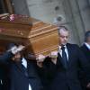Sorties des obsèques de Sylvie Joly en l'église Saint-Sulpice à Paris le 9 septembre 2015