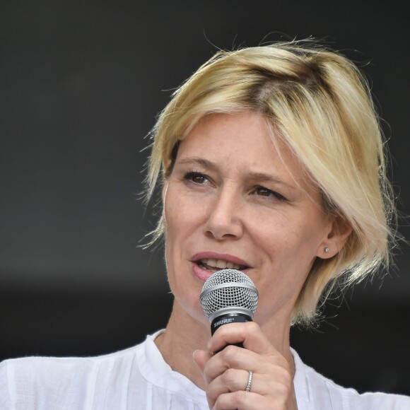Maïtena Biraben - Cérémonie du patchwork des noms au 17e Solidays le 28 juin 2015.